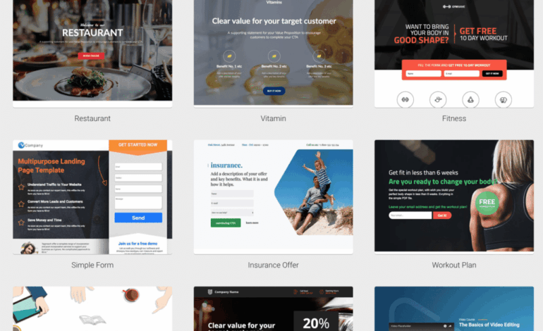 Easy Landing Page Creator