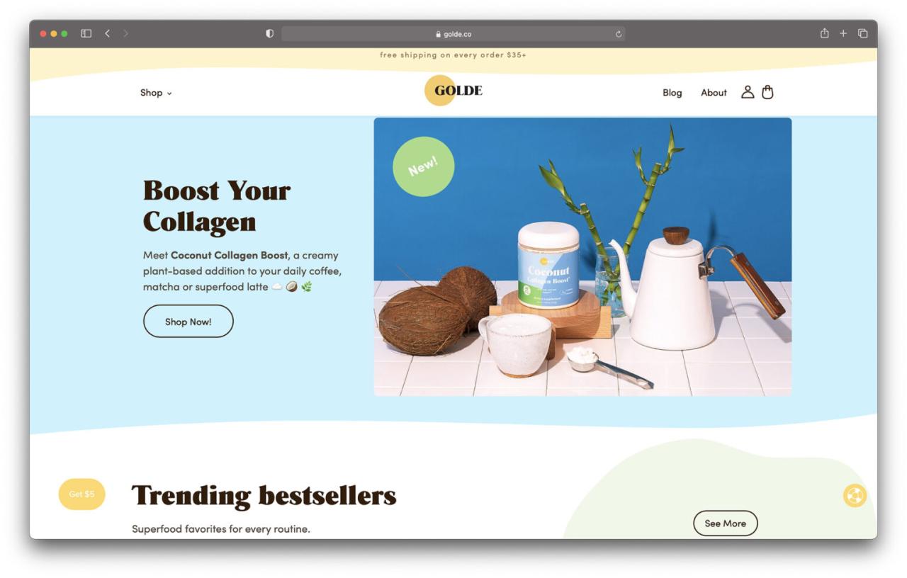 Shopify Ecommerce Website