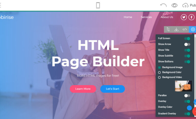 Choosing the Right HTML Website Builder