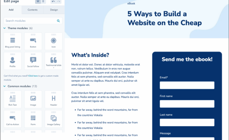 What to Look for in a Landing Page Builder